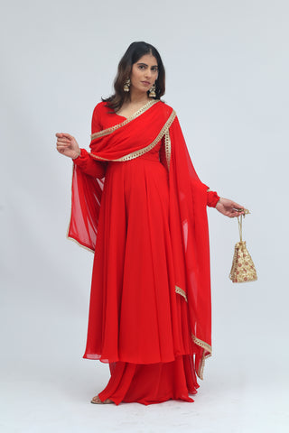 Aaliya Anarkali Sharara Set