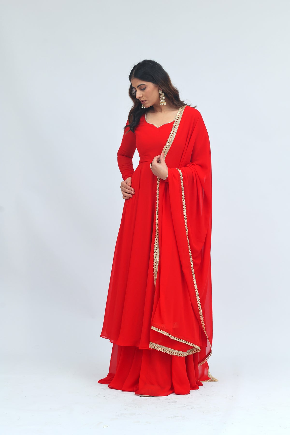 Aaliya Anarkali Sharara Set