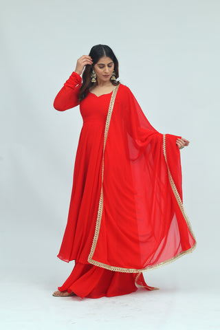 Aaliya Anarkali Sharara Set