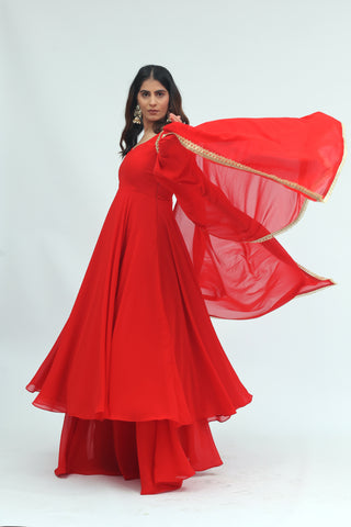 Aaliya Anarkali Sharara Set