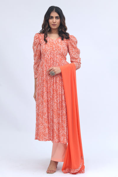 Kesar Anarkali Set