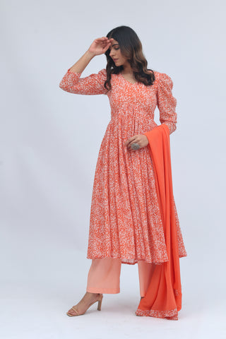 Kesar Anarkali Set