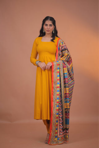 Meher Rayon Anarkali Set
