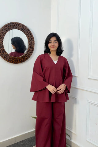 Wine Flow Cotton Linen Lounge Set