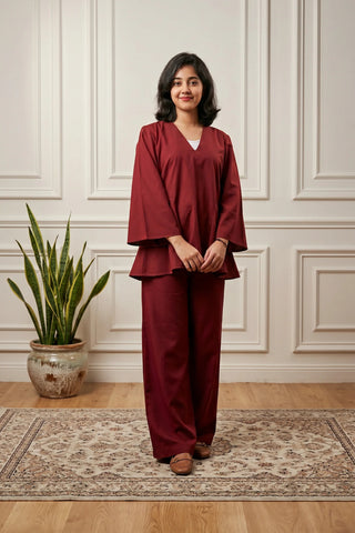Wine Flow Cotton Linen Lounge Set