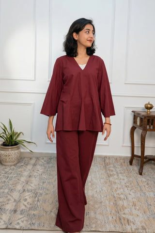 Wine Flow Cotton Linen Lounge Set